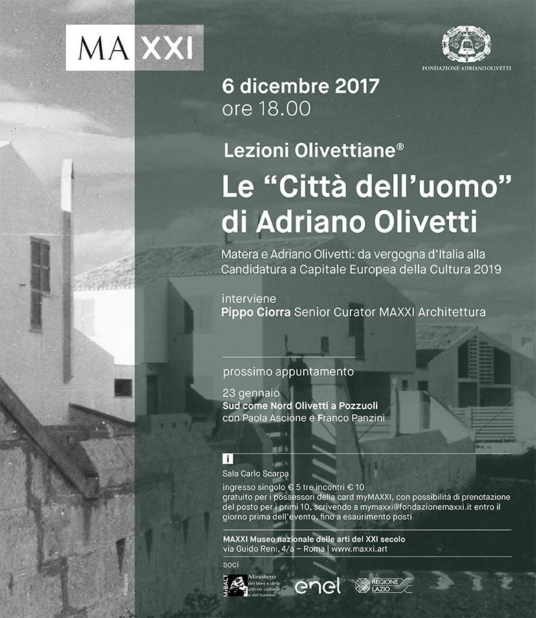 MAXXI Lezioni Olivettiane matera