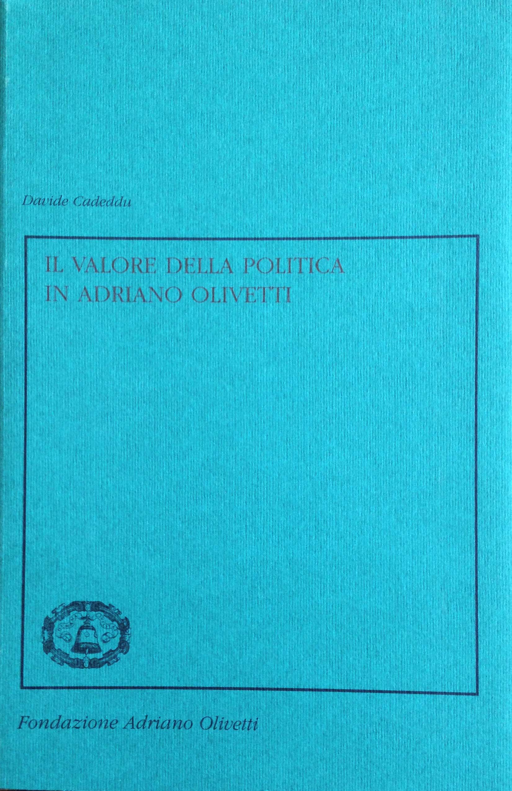 I Quaderni della Fondazione Adriano Olivetti