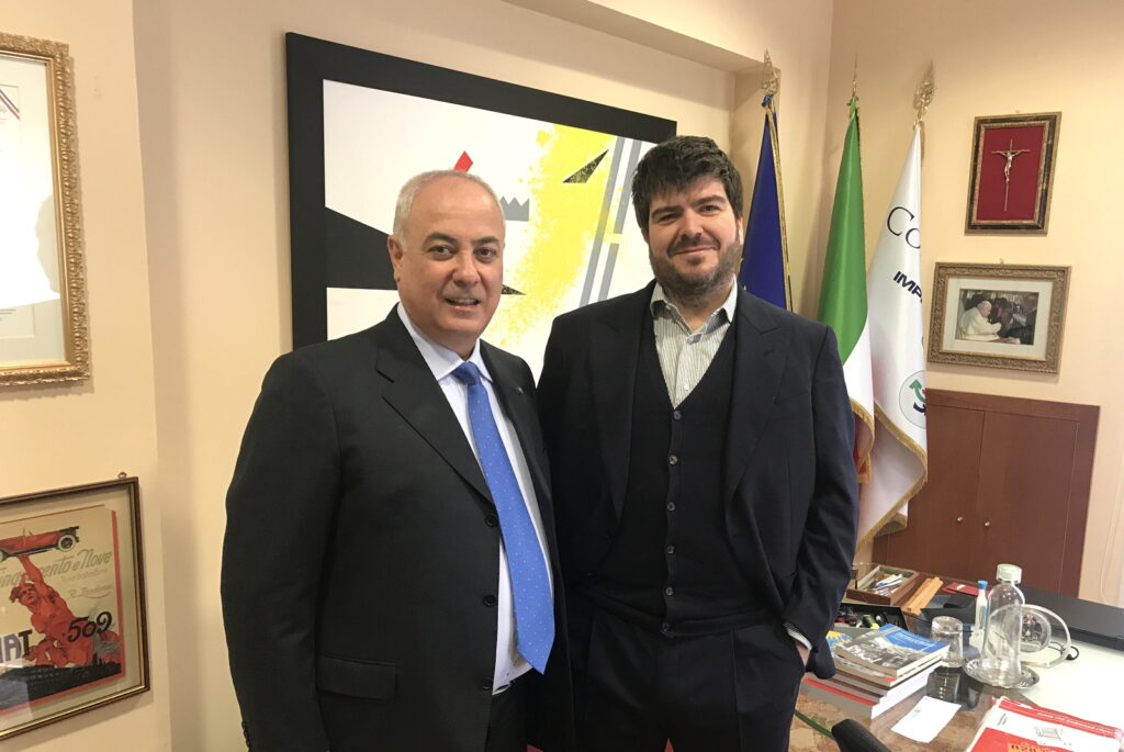 Klaus Algieri con Beniamino de' Liguori Carino