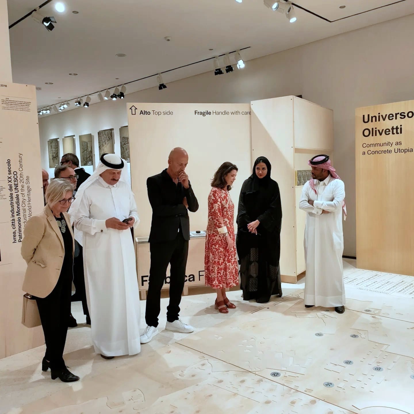 Universo Olivetti inaugurazione Doha